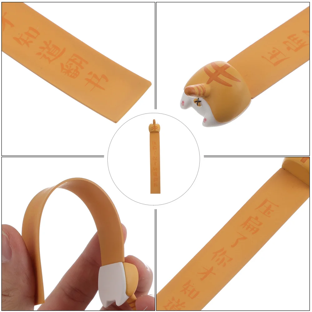

1pc Creative Cartoon Bookmarks Students Stationery Animal Butt Shaped