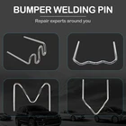 Горячий степлер 500 шт., стандартные предварительно нарезанные волновые скобы для ремонта бампера, кузова, волновые скобы 0,80,6 мм из нержавеющей стали