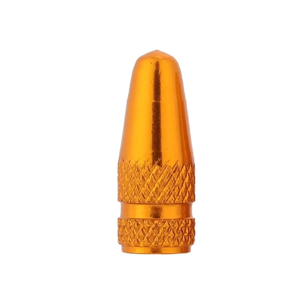 Yellow Велосипед шины Алюминий сплав ультралегкий, нержавеющий ниппель камеры высокого давления для остановки воздуха клапан Кепки Пылезащитный чехол - Цвет: Yellow