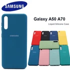 Мягкий защитный чехол из жидкого силикона для Samsung Galaxy A50 A70, мягкий чехол из ТПУ для Galaxy A50S, A30S, A70, A70S