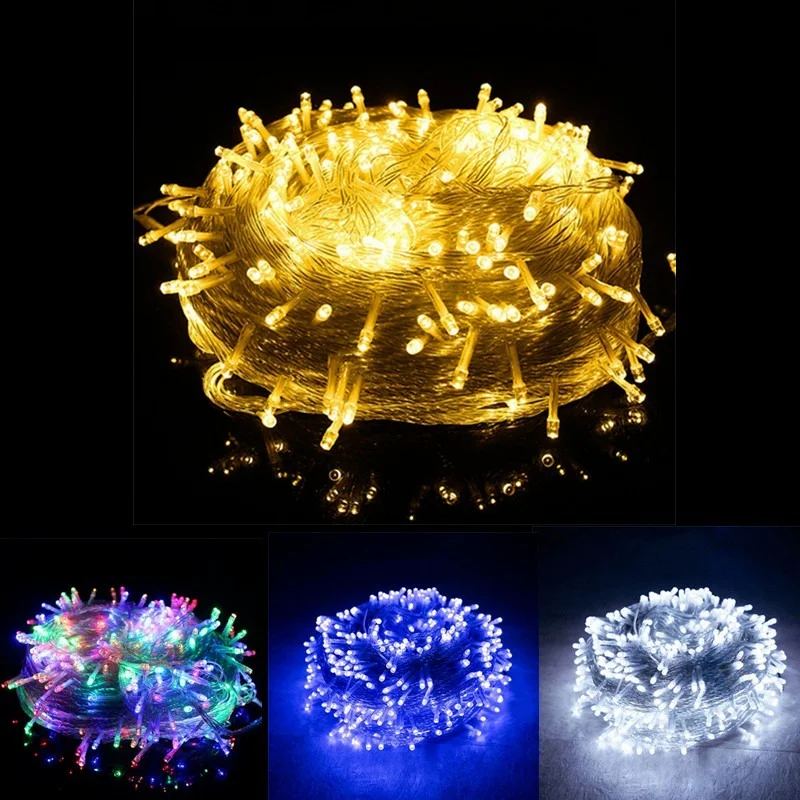 

Garland Street Outdoor Christmas Decoration LED String Lights 3M-100M Luces Decoracion Fairy Lights Holiday Lighting Decoration