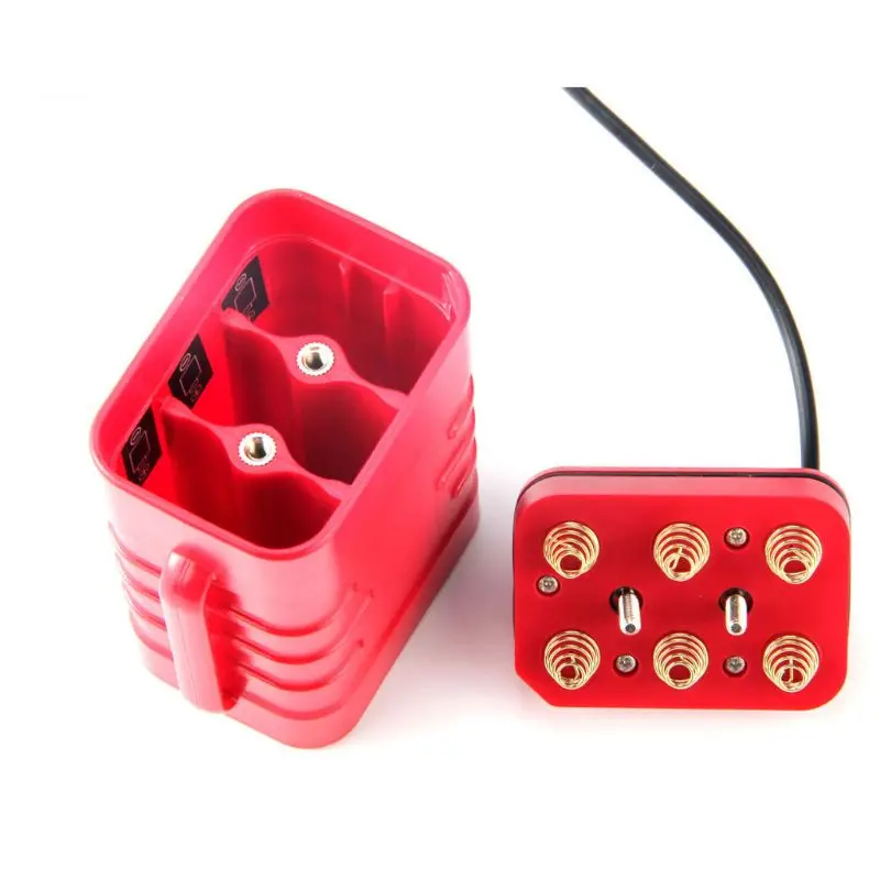 Чехол для аккумулятора DIY 6x18650 USB блок питания 12 В телефона светодиодный