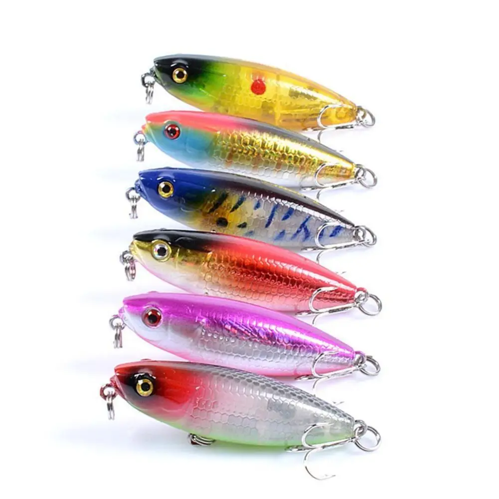 

Hot Sale Pencil Fishing Lures Topwater Wobblers 5.9cm 6.9g 6-color Floating Pencil ionic Hard Bait Fishing Hard Bait Accessories
