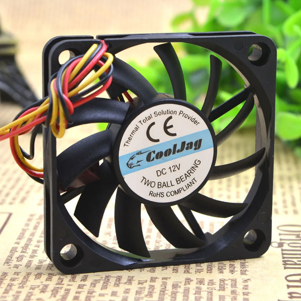 FOR EVERFLOW R126010BU 6010 6CM 12V 0.25A double Ball Fan 60X60X10MM | Fans & Cooling