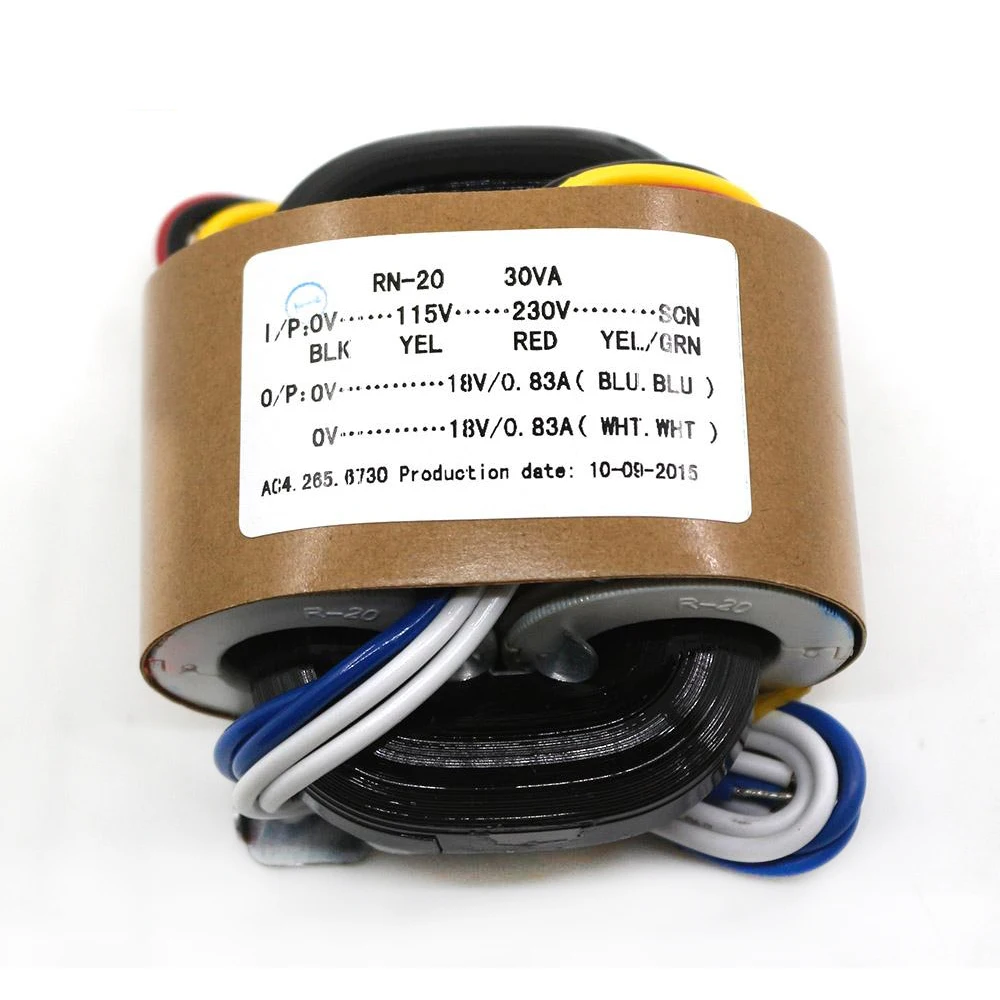 Lusya 115 V-230 V R Тип трансформатора Чистая медь 30W трансформатор 9-24V Выход для усилителя T1053