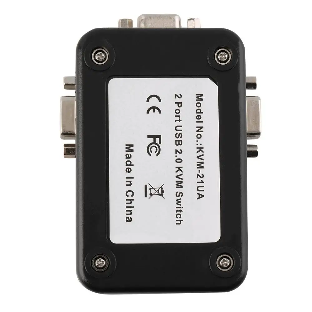 Оригинальный автоконтроллер 2-Портовый Концентратор USB 2 0 KVM SVGA VGA