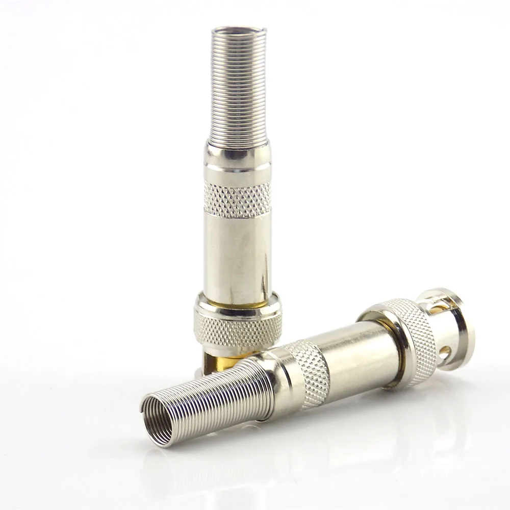 

5PCS/lot Solderless Copper Pin Adapter BNC Connector Monitoring Connector Analog Camera Video Cable