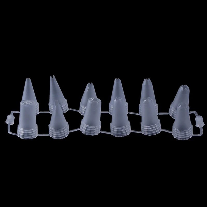 

12 Pcs/Set Flower Shape Nozzle Tips Cake Decorating Tools Flower Icing Cake Baking Pastry Tool