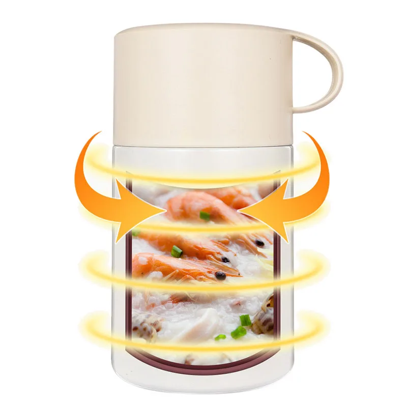 600 мл вакуумные бутылки термосы Ланч-бокс сохраняет тепло еды герметичные