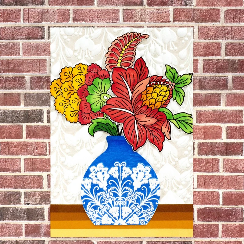 

2021 Spring FIowers Plants Series Metal Cutting Die And Stamps Scrapbooking DIY Decoration Craft Embossing Stenci