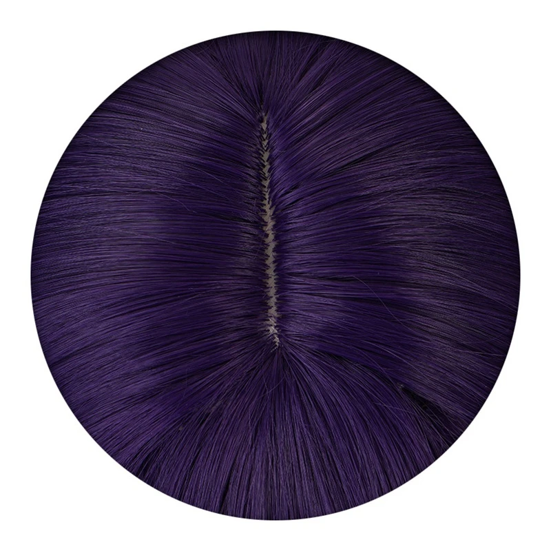 

Akane Kwai Wig Anime Jibaku Shounen/Toilet-bound Hanako Kun Cosplay Costume Party Accessories Purple Synthetic Long Hair