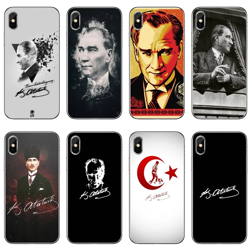 Мягкий чехол с индейкой Mustafa Kemal Ataturk для Samsung Galaxy J8 J7 J5 Prime pro J3 A3 A5 A7 2018 2017 2016|Бамперы|