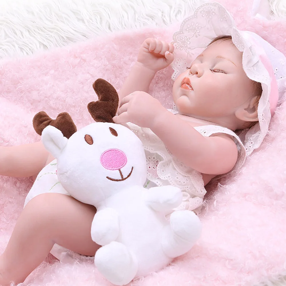 48CM bebe reborn realistic premie baby doll hand detailed painting ture looking full body silicone Anatomically Correct | Игрушки и