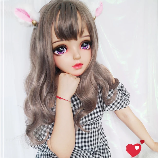 Miao-10) женские милые девушки смолы половина головы кигуруми BJD маска косплей японского аниме ролевая маска Лолиты кроссдресс кукольная маска