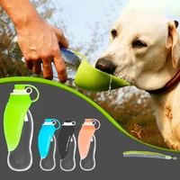 outdoor dog water bottle portable drinking pet bowl small large dog feeding cup soft silicone cat pet water dispenser products
