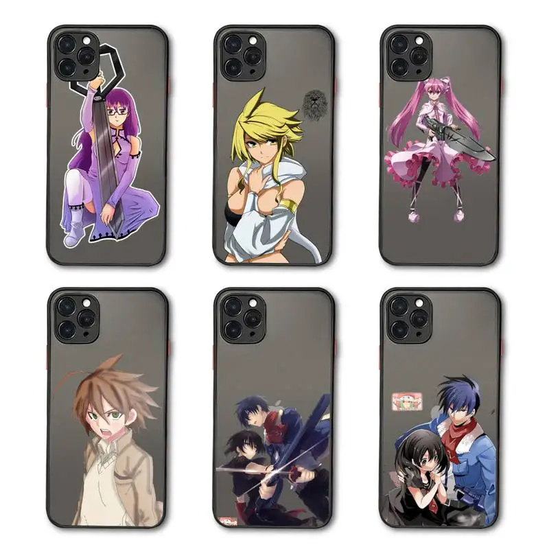 

akame ga kill Phone Case Matte Transparent for iPhone 7 8 11 12 s mini pro X XS XR MAX Plus Clear mobile bag