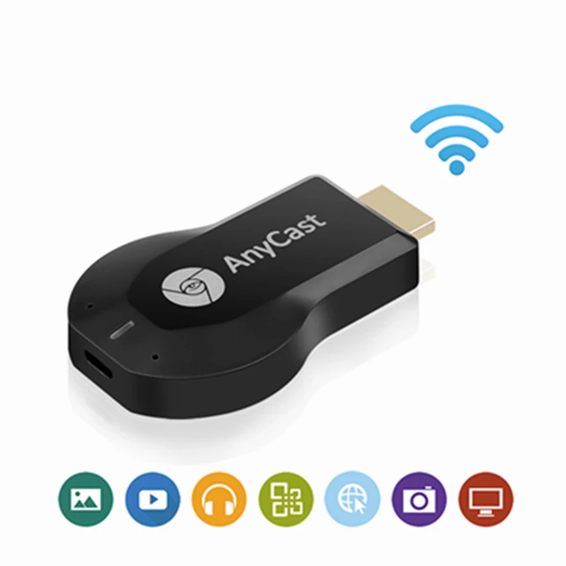 Приемник для телевизора AnyCast M2 беспроводной ТВ адаптер Miracast с поддержкой HDMI и Wi Fi