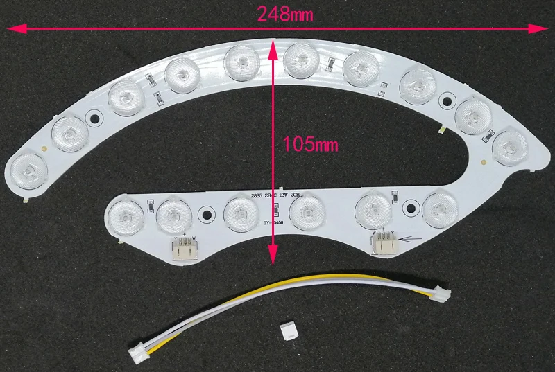 Светодиодный JHC 2 комплекта 2D сменный светодиодный источник света для потолочной