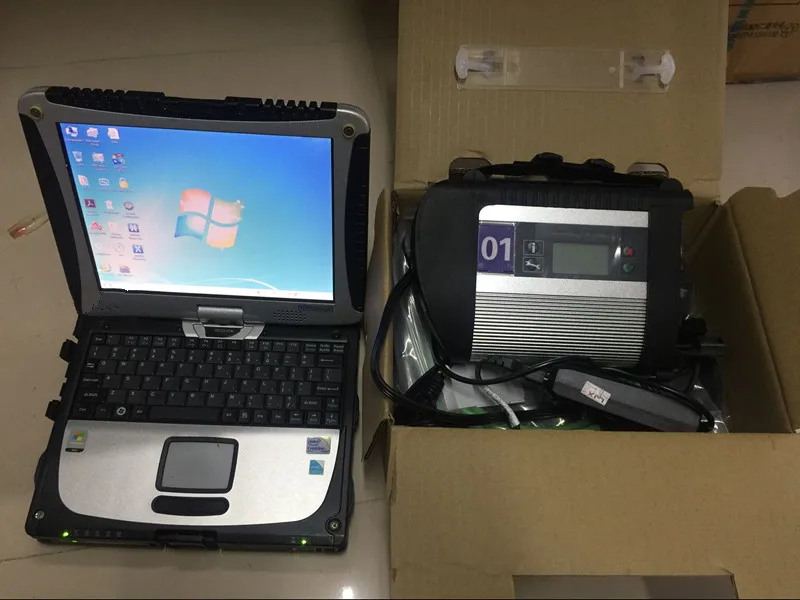 2021 Super Military Toughbook CF19 for Panasonic laptop CF-19 with SSD 2021.12V Software MB STAR SD C4 diagnostic tool | Автомобили и