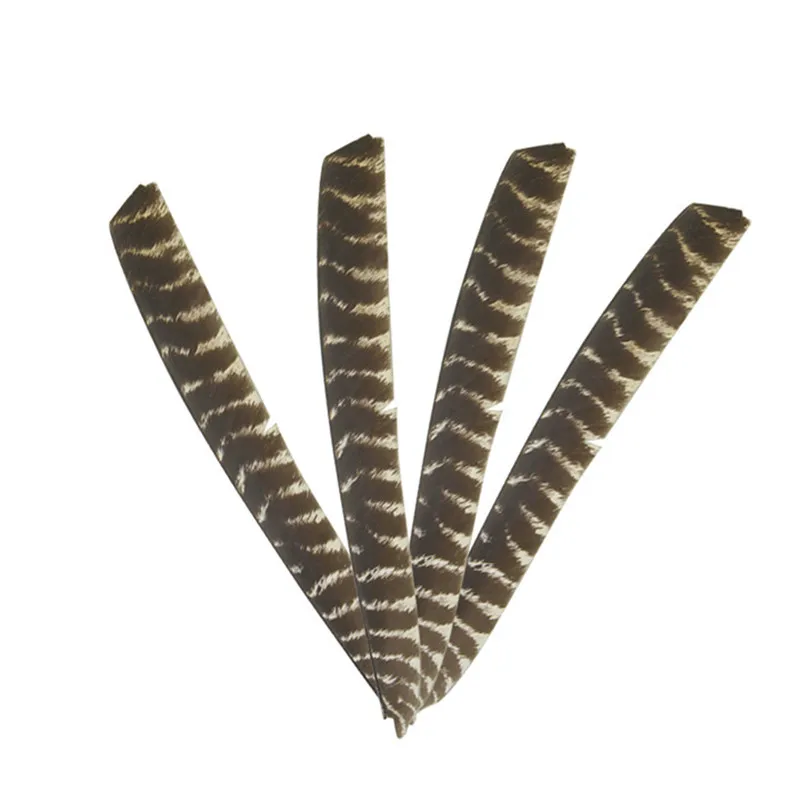 50 шт. полная длина настоящие индейки перо стрелы Fletches левое крыло для стрел