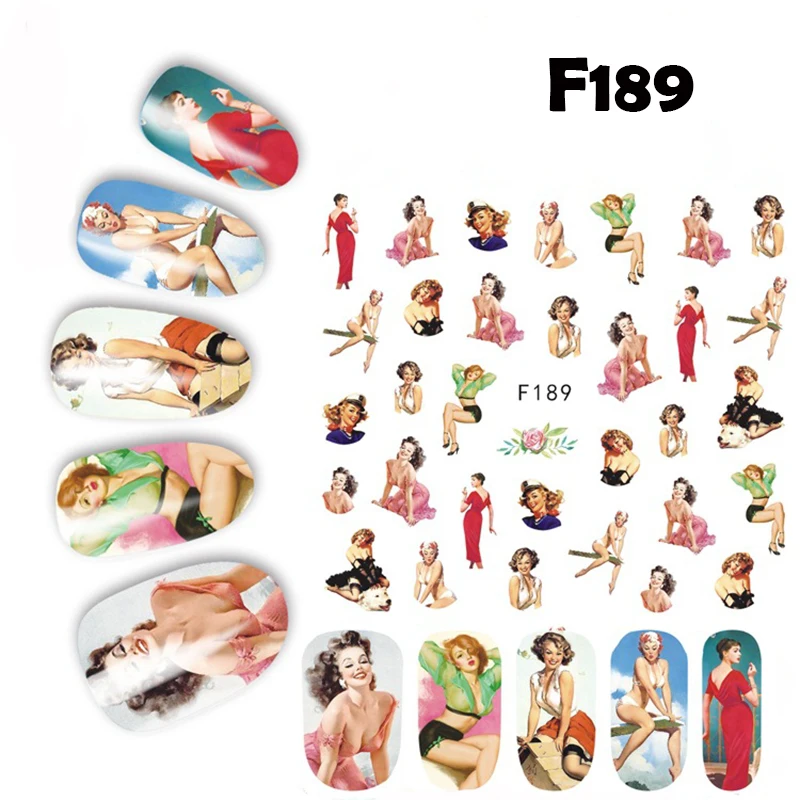 Наклейки на ногти цветок женская простая серия стиль Маникюрный Инструмент для