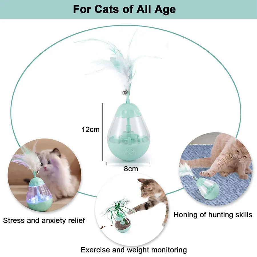 Интерактивная электрическая кошка игрушка Щенок Кот обработать мяч тряски