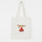 Милая креативная сумка для покупок японский Особенности Еда Графический парусиновая ткань с принтом многоразовая сумка для продуктов большой складной эко сумка мешок сумка для покупок