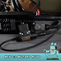 z tac tactical peltor ptt prc 152 ptt u tci tactical g2 military plugs push to talk adapter for prc 148 prc 152 walkie talkie