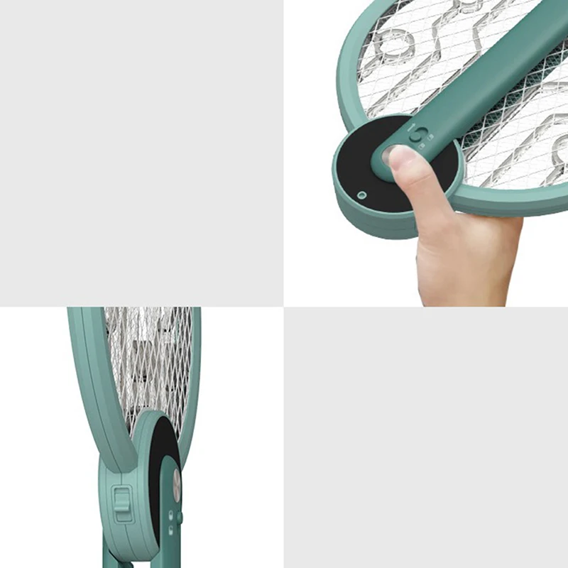 

Handheld Home Electric Fly Mosquito Swatter Racket Garden Pest Anti Trap Lamp