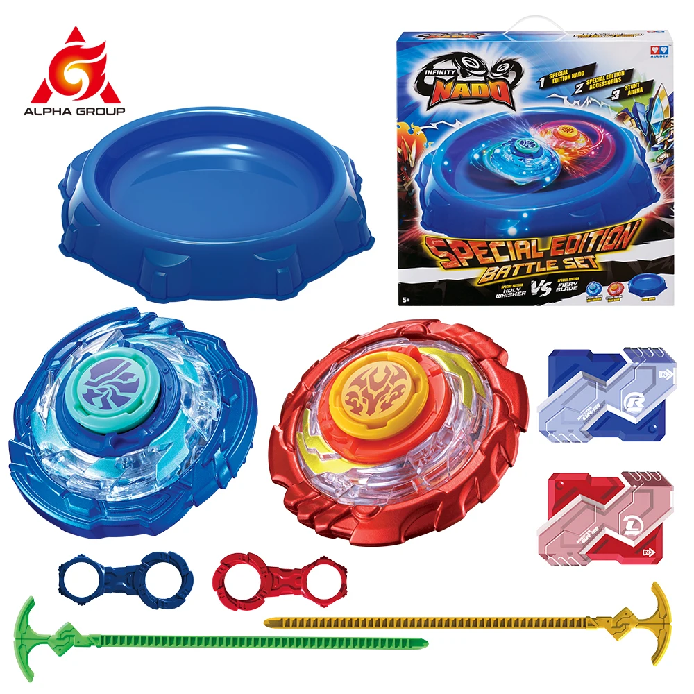 

Infinity Nado-Battle Set-Super Whisker & Blade БейБлэйд with Launcher Arena Spinning Top Battle Gyro Kids Toys бейблэйд бёрст
