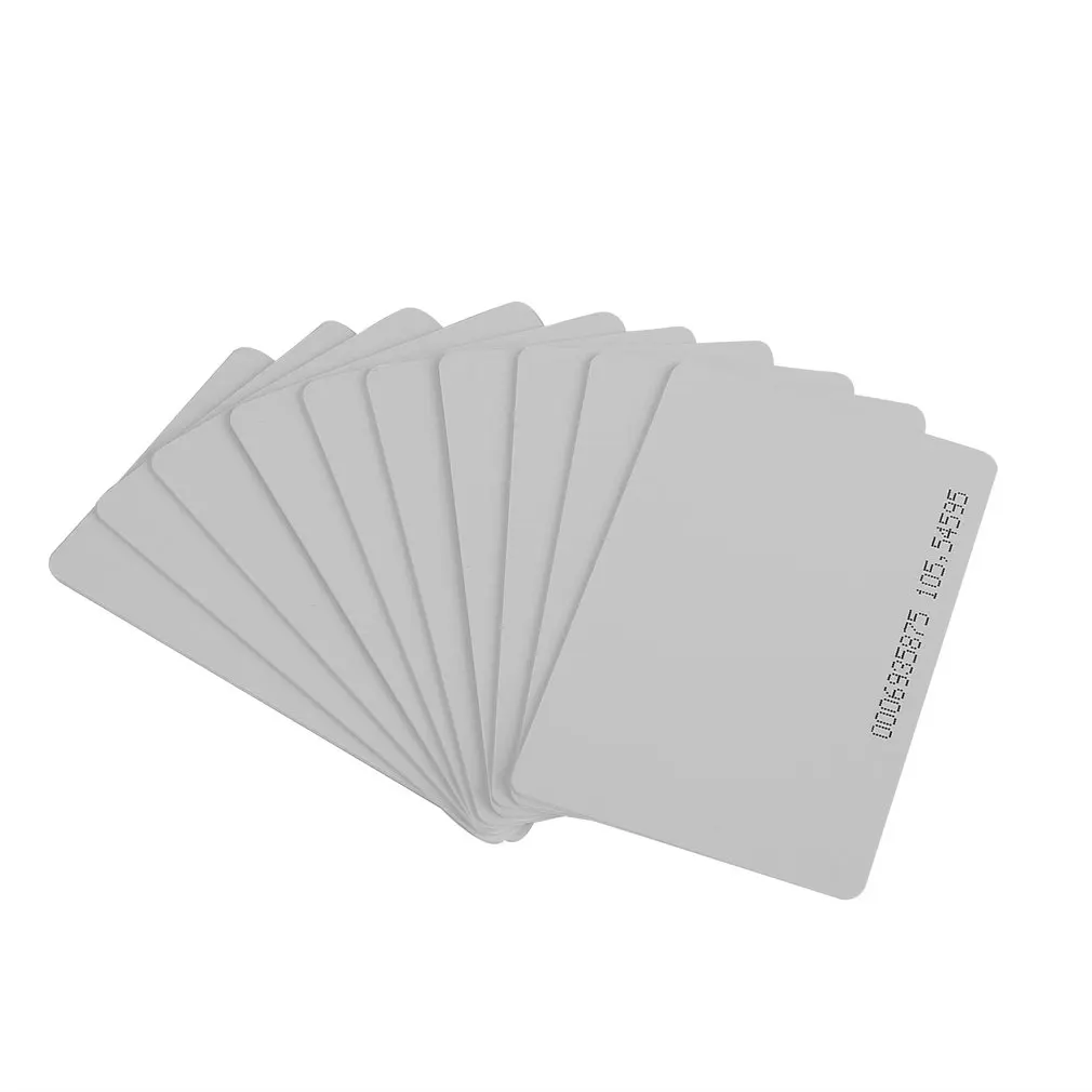 Высокое качество 10 шт 125 кГц EM4100/TK4100 RFID идентификационная смарт-карта 0 85 мм тонкие