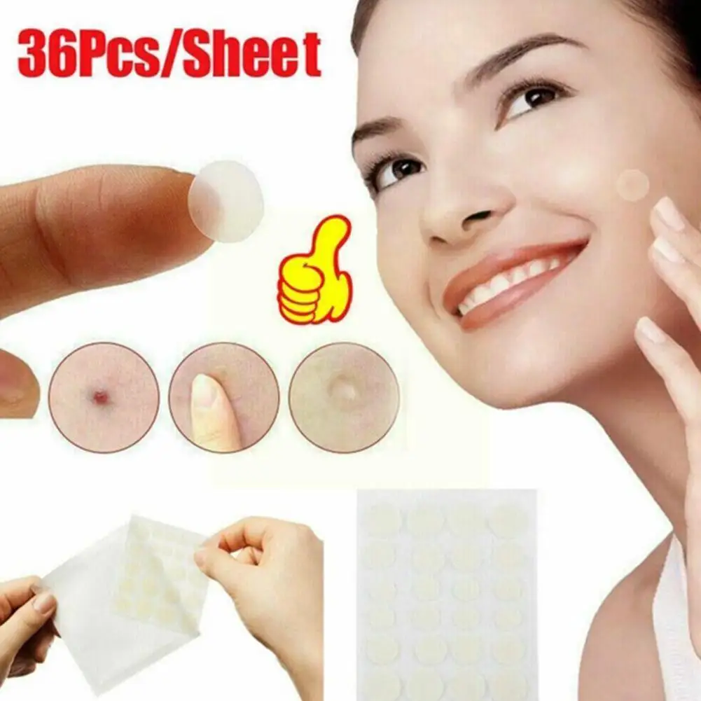 

Night Tea Tree Extract Acne Removal Pimple Patch Invisible Acne Stickers Skin Care Removal Patch Acne Transparent Pimple T3S6