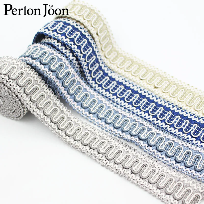 

Тканая кружевная одежда в стиле ретро, 10 ярдов, 20 мм