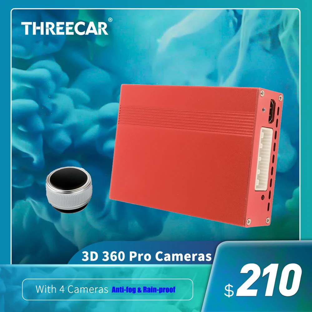 1080P 4 автомобиля 3D 360 PRO камера система объемного вида для вождения с системой