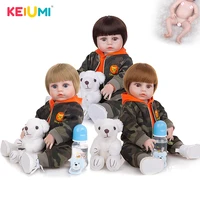 keiumi 49cm reborn baby full silicone vinyl dolls simulation real baby realistic girl and boy bonecas reborn toys bebe xmas gift