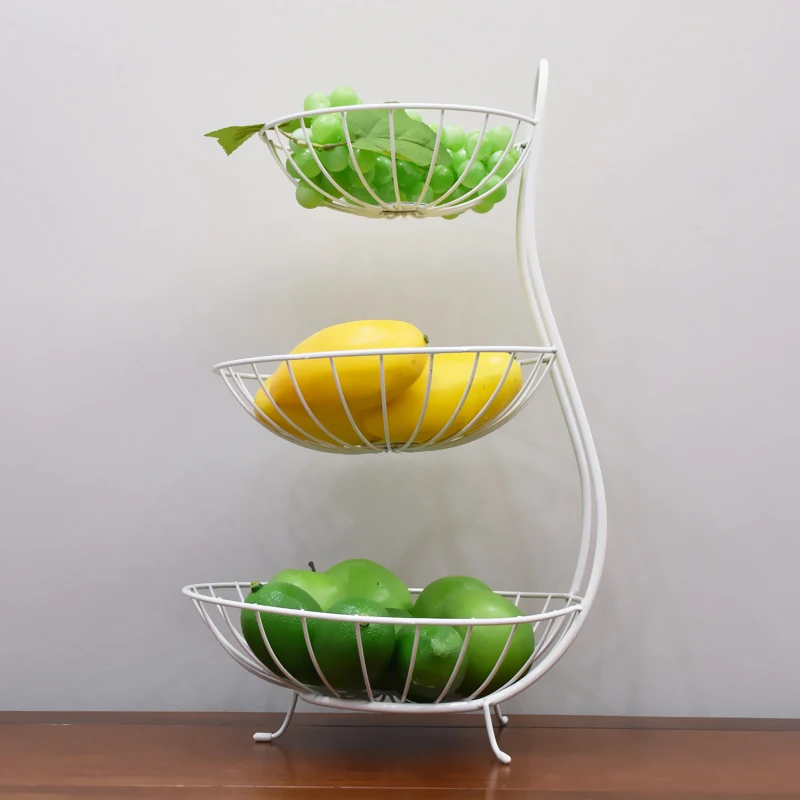 

Multi functional fruit basin multi layer water fruit basket Creative and fashionable fruit plate in living room CY50907