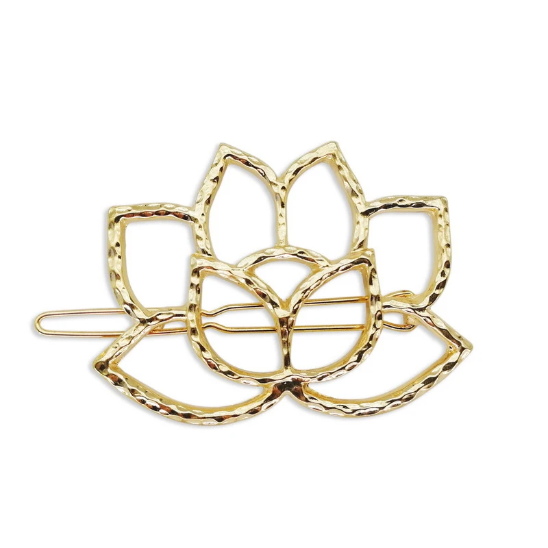 1 шт. женские модные аксессуары для волос в стиле ретро заколки форме лотоса с
