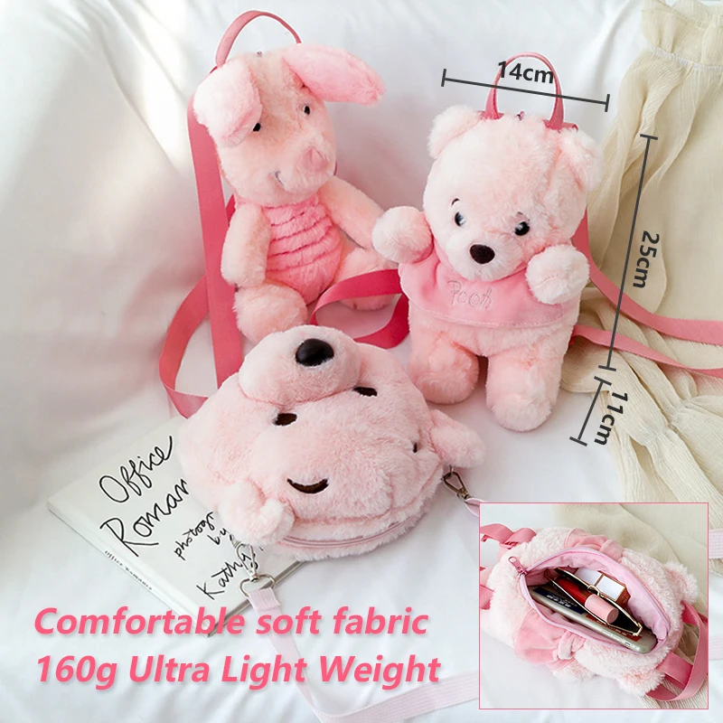 

ashion Children School Bags 3D Cartoon Print Plush Kids Backpack Kindergarten Boys and Girls School Bags Mini Backpack Book Bag