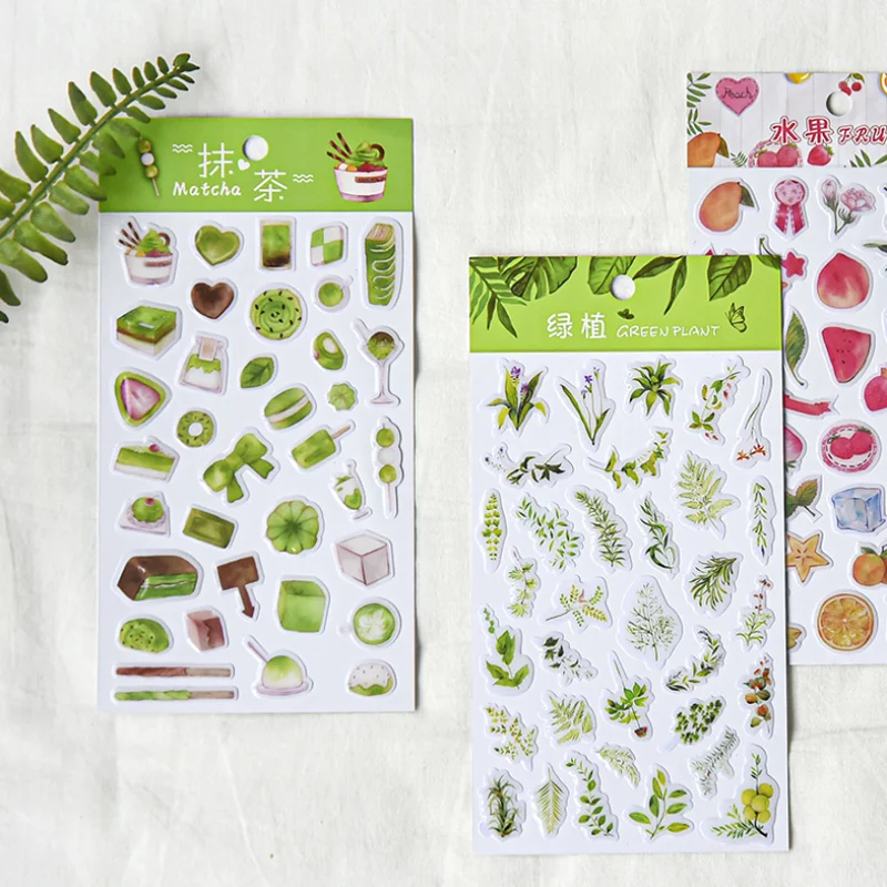 3 sheet kawaii crystal glue stickers decoration scrapbooking phone stick label sticker stationery office school supplies free global shipping