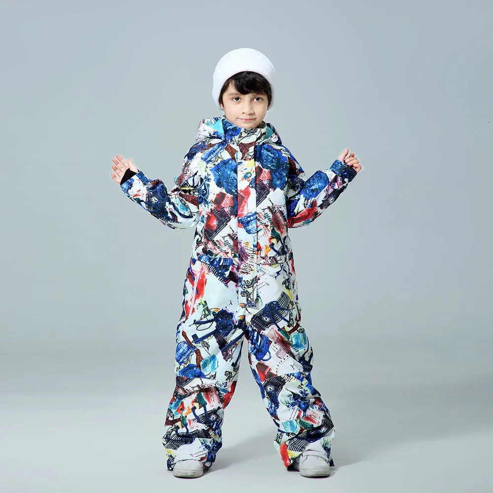 Новинка Детский Теплый дождевик для зимы до-30 температур с принтом Детские