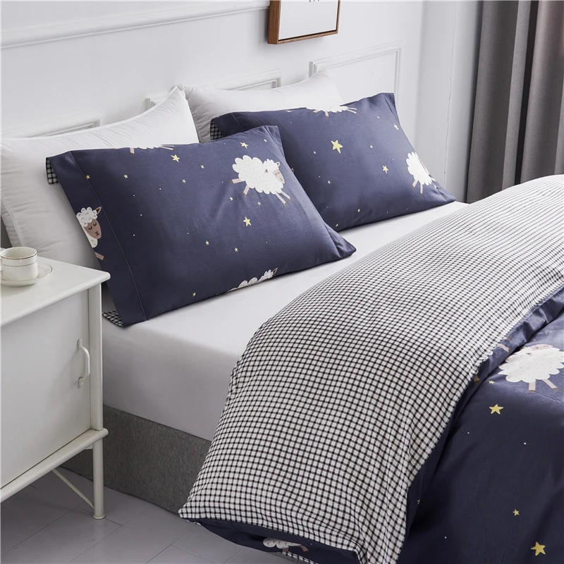 Хлопковый набор пододеяльников комплект постельного белья Комплект постельное