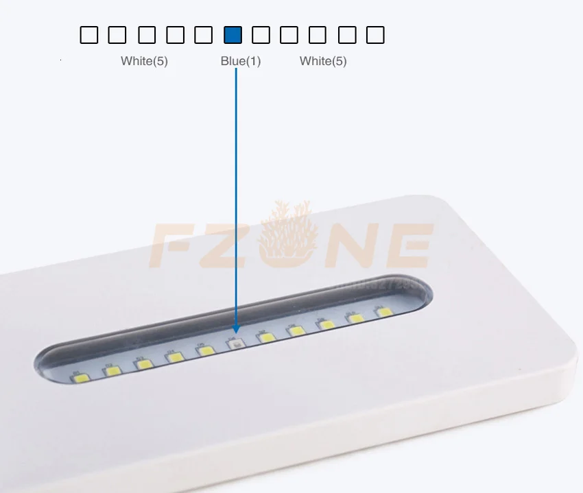 SUNSUN 110-240V 5W USB декоративных аквариумных рыб светодиодный светильник с белый и синий светодиодные лампы для рыб и бак растения