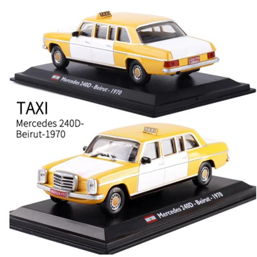1:43 Масштаб классический Литой Сплав модель автомобиля FIAT FORD Renault Citroen такси игрушки авто автомобили подарки F показать дисплей коллекция - Цвет: Beirut 1970