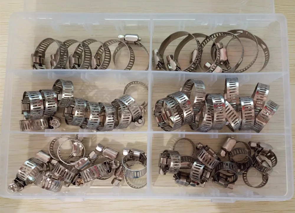 Зажим шланговый из нержавеющей стали зажим для автомобильных труб универсальный