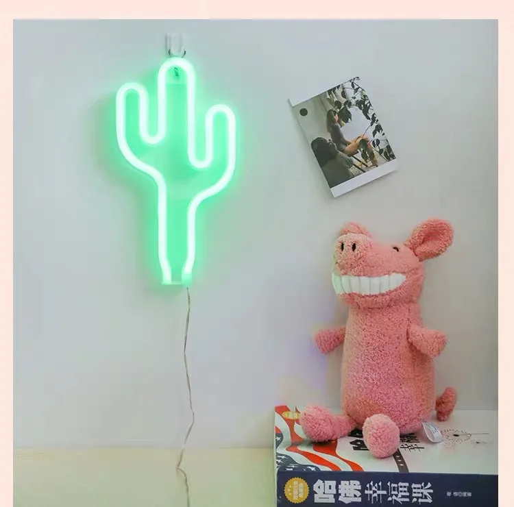 Белый Пластик письмо светодиодный Ночной светильник с облаками луной s 3D ночника