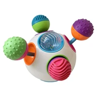 baby ball toy soft textured sensory squeeze ball kids toddlers touch grasp massage ball toy with light and music infant educa