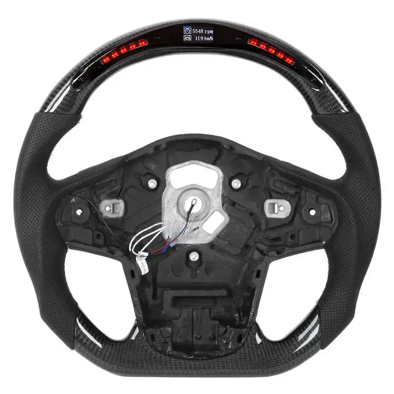 Светодиодный дисплей из углеродного волокна замена рулевого колеса для Toyota GR A90