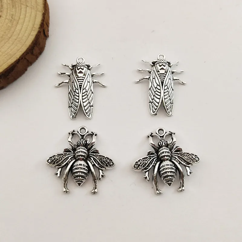 4 шт. Новый дизайн! Психоделическая Цикада подвеска в виде пчелы насекомого на