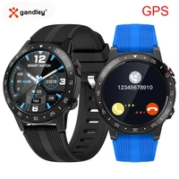 outdoor sport digital watch men gps smart watch android compass barometer stopwatch pressure altitude bluetooth call wristwatch