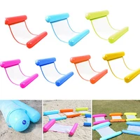 foldable water hammock float lounger floating toys inflatable floating bed chair swimming pool summer inflatable hammock bed